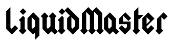 LiquidMaster Logo Squealer Font 2 LiquidMaster Logo Squealer Font 2